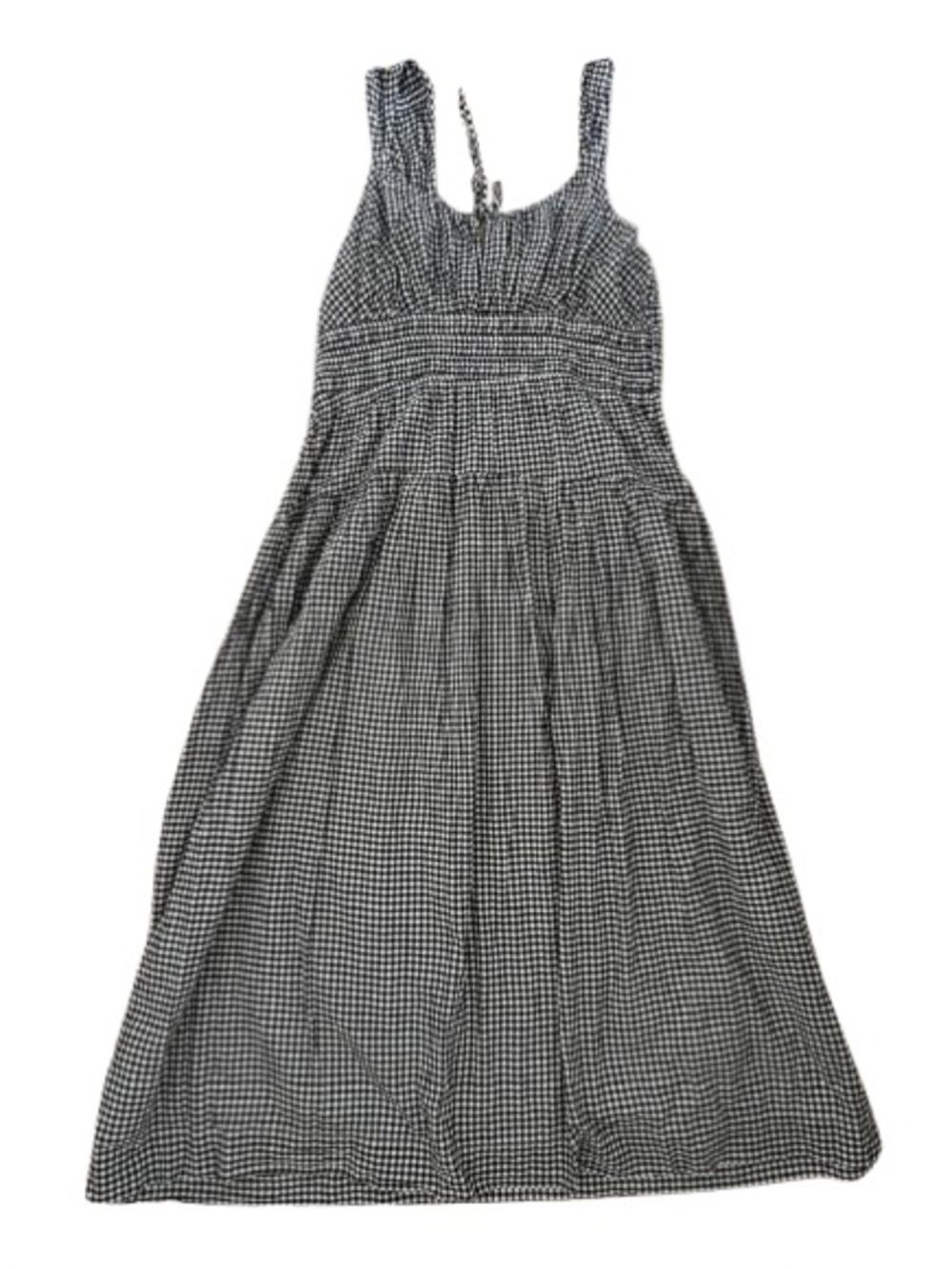 Lucky Brand Black & White Gingham Sundress for Girls